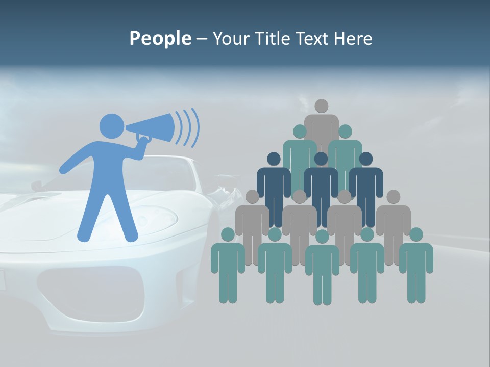 Rennwagen Beschleunigung Gef PowerPoint Template