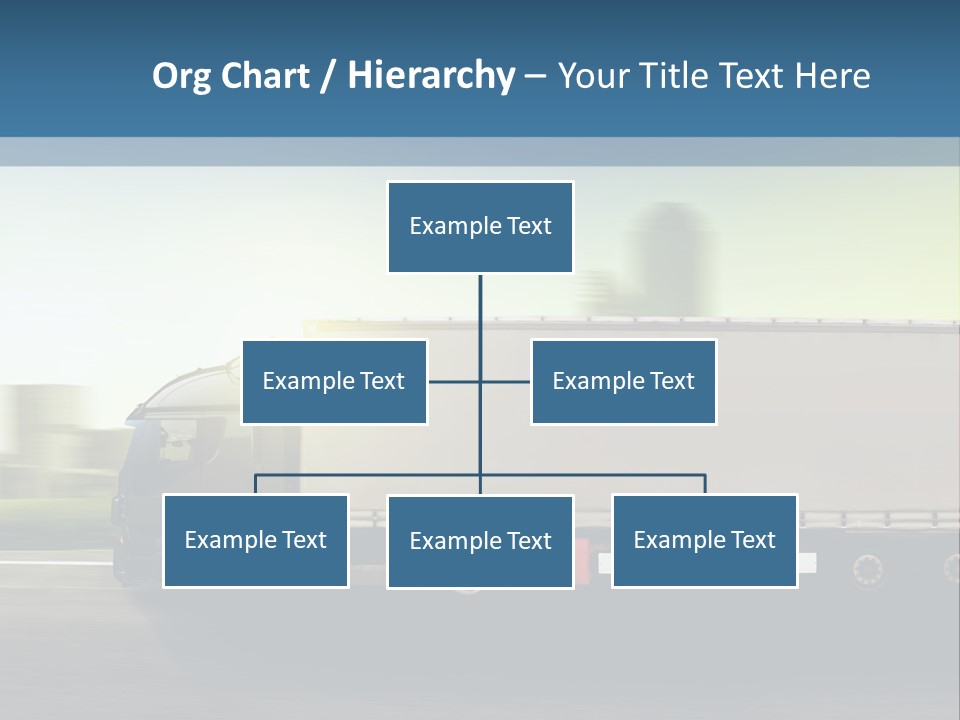 Seite Route Transport PowerPoint Template