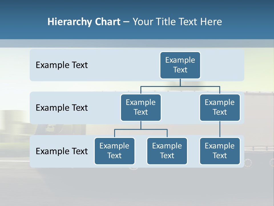 Seite Route Transport PowerPoint Template