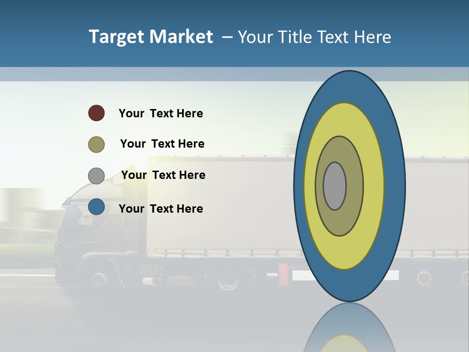 Seite Route Transport PowerPoint Template