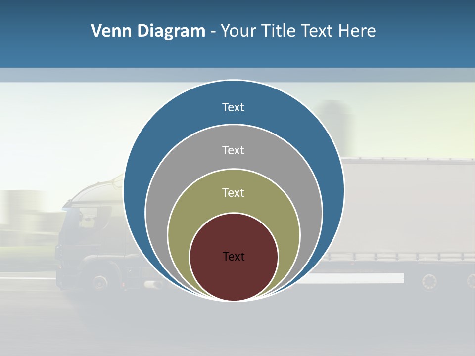 Seite Route Transport PowerPoint Template