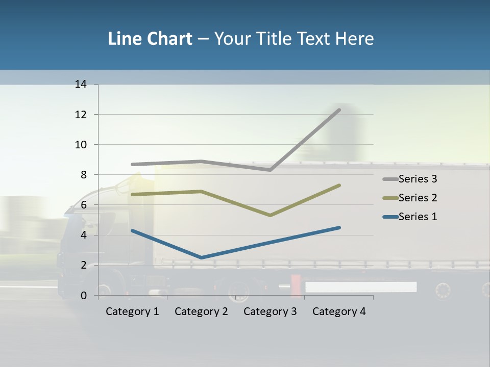 Seite Route Transport PowerPoint Template