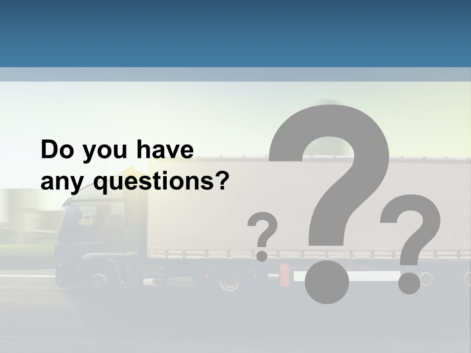 Seite Route Transport PowerPoint Template