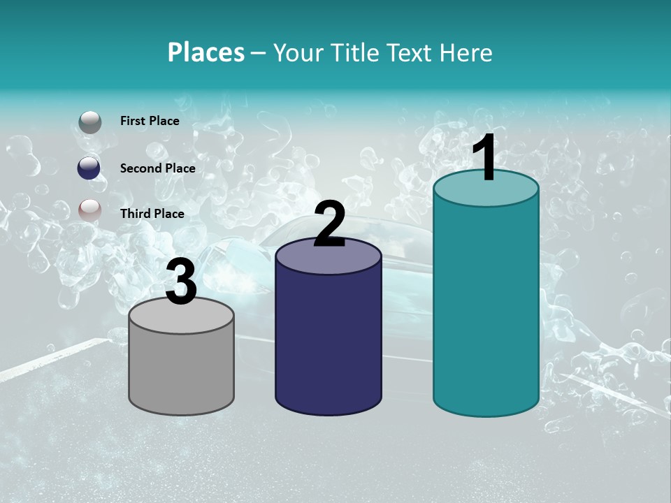 Waschanlage Veredelung Reinigen PowerPoint Template