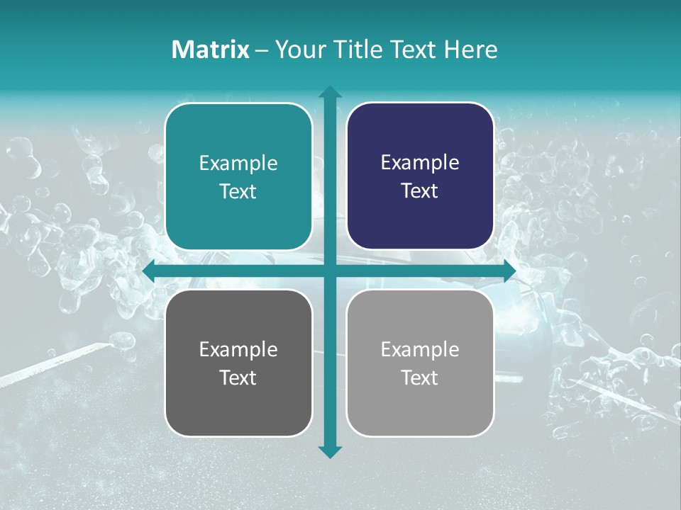 Waschanlage Veredelung Reinigen PowerPoint Template