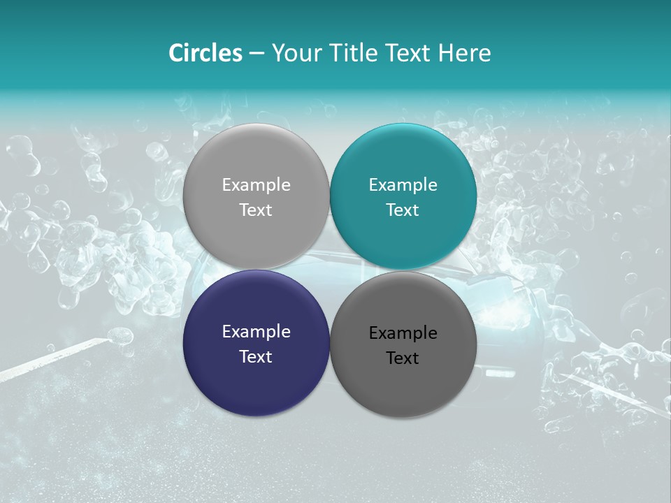 Waschanlage Veredelung Reinigen PowerPoint Template