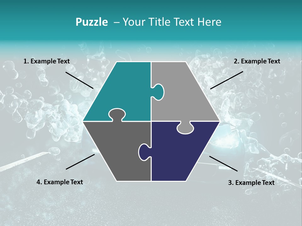 Waschanlage Veredelung Reinigen PowerPoint Template