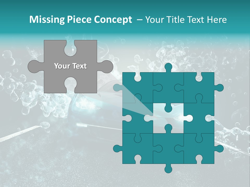 Waschanlage Veredelung Reinigen PowerPoint Template