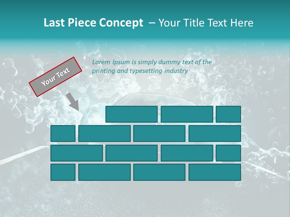 Waschanlage Veredelung Reinigen PowerPoint Template