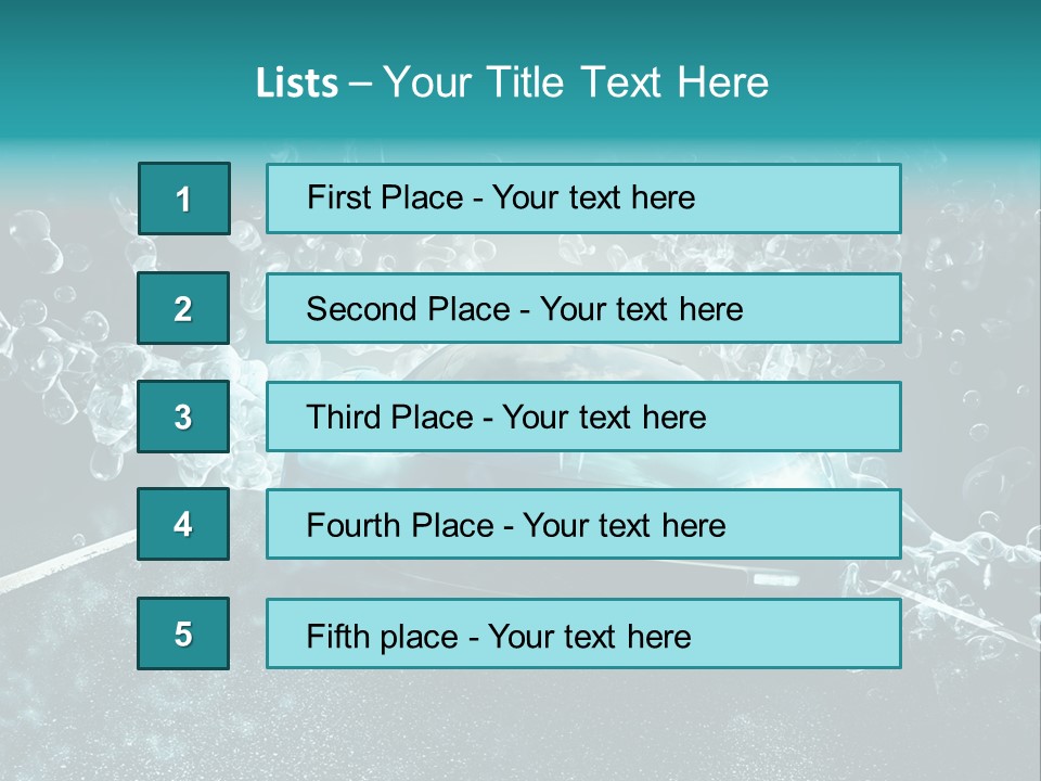 Waschanlage Veredelung Reinigen PowerPoint Template