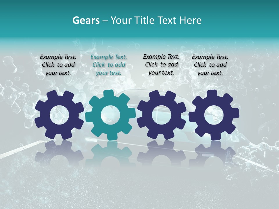 Waschanlage Veredelung Reinigen PowerPoint Template