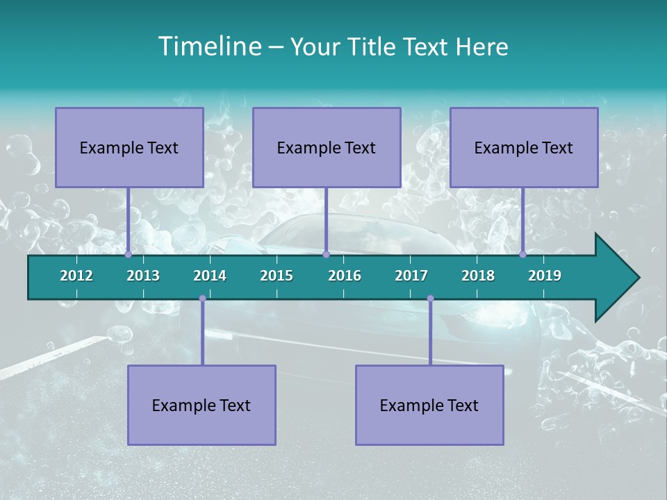 Waschanlage Veredelung Reinigen PowerPoint Template