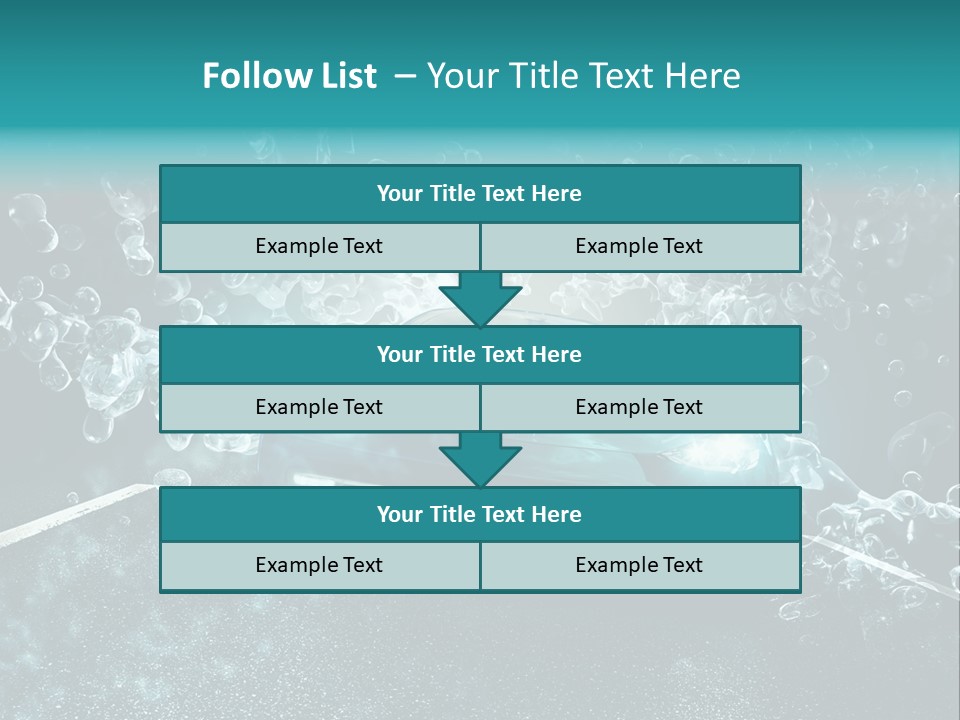 Waschanlage Veredelung Reinigen PowerPoint Template