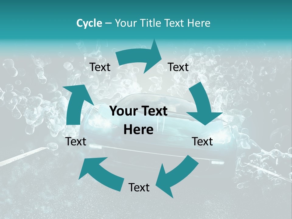 Waschanlage Veredelung Reinigen PowerPoint Template