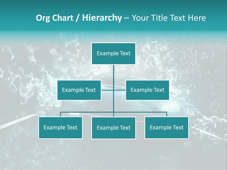 Waschanlage Veredelung Reinigen PowerPoint Template
