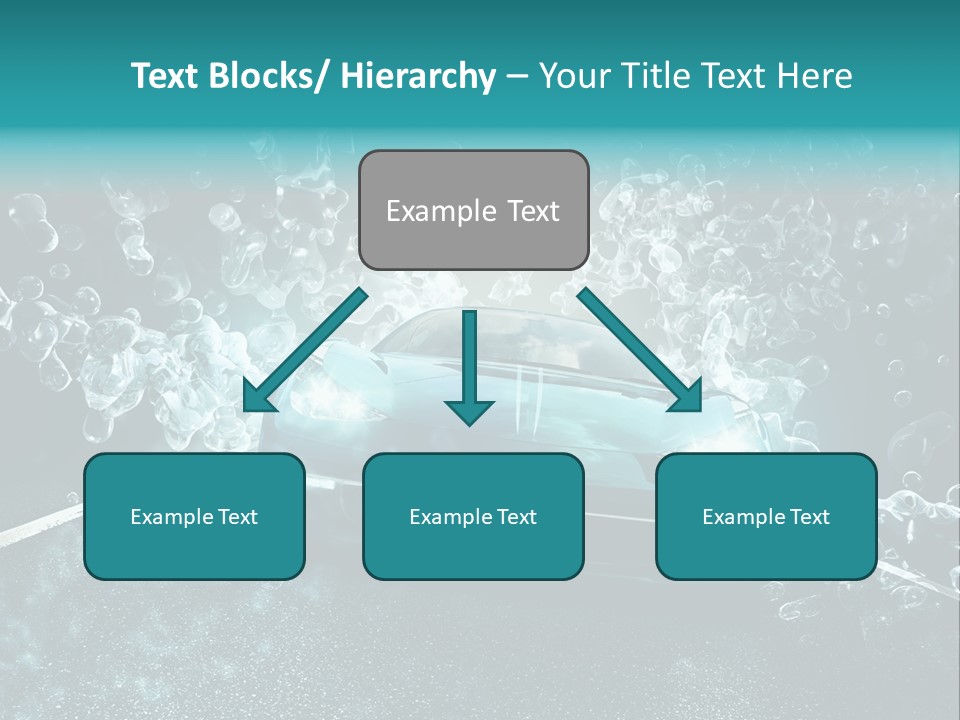 Waschanlage Veredelung Reinigen PowerPoint Template