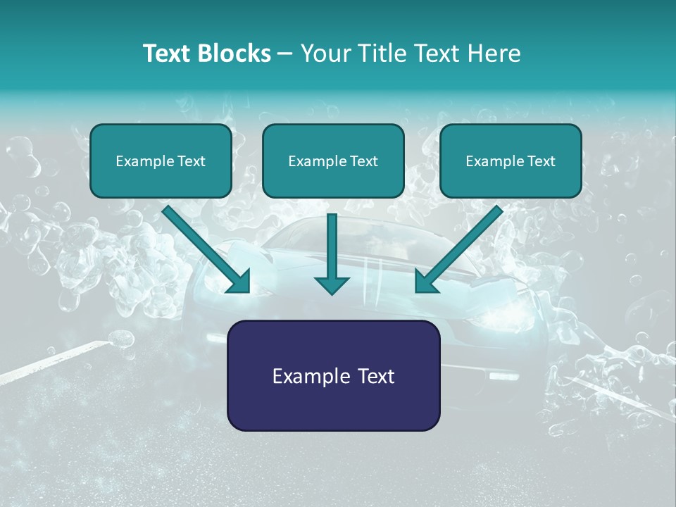 Waschanlage Veredelung Reinigen PowerPoint Template