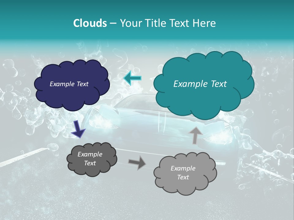 Waschanlage Veredelung Reinigen PowerPoint Template