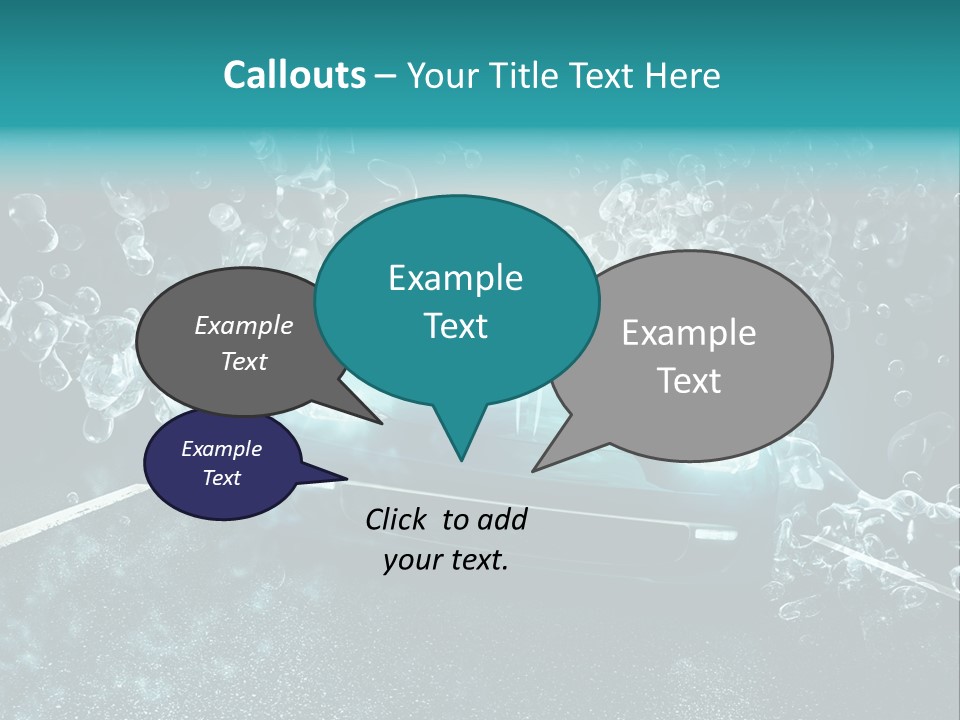Waschanlage Veredelung Reinigen PowerPoint Template