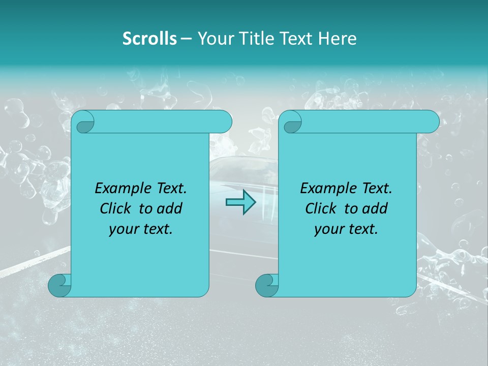 Waschanlage Veredelung Reinigen PowerPoint Template