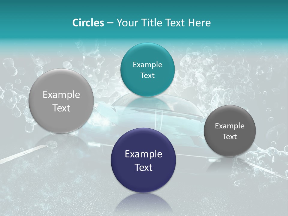 Waschanlage Veredelung Reinigen PowerPoint Template