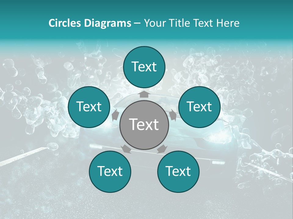 Waschanlage Veredelung Reinigen PowerPoint Template