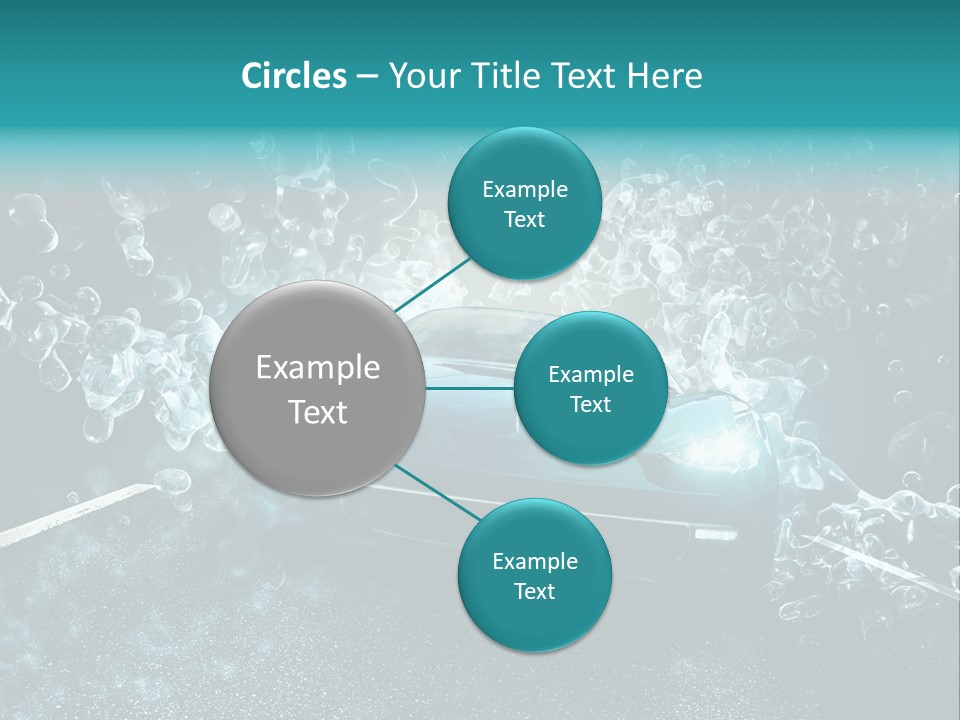 Waschanlage Veredelung Reinigen PowerPoint Template