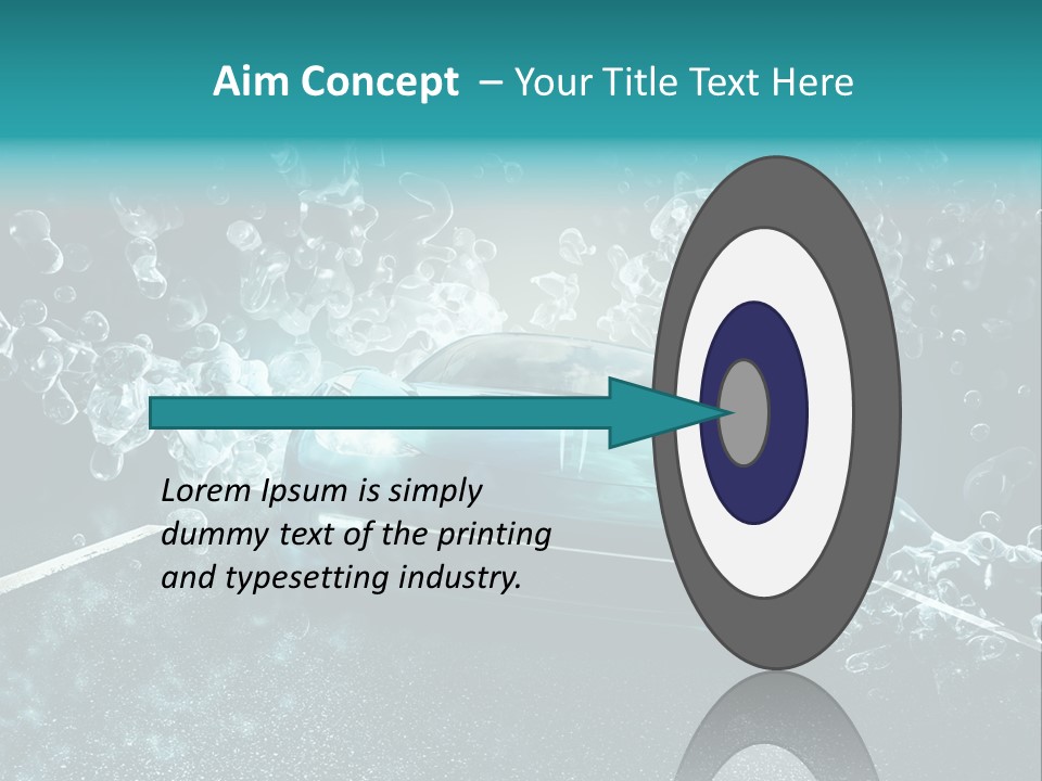 Waschanlage Veredelung Reinigen PowerPoint Template