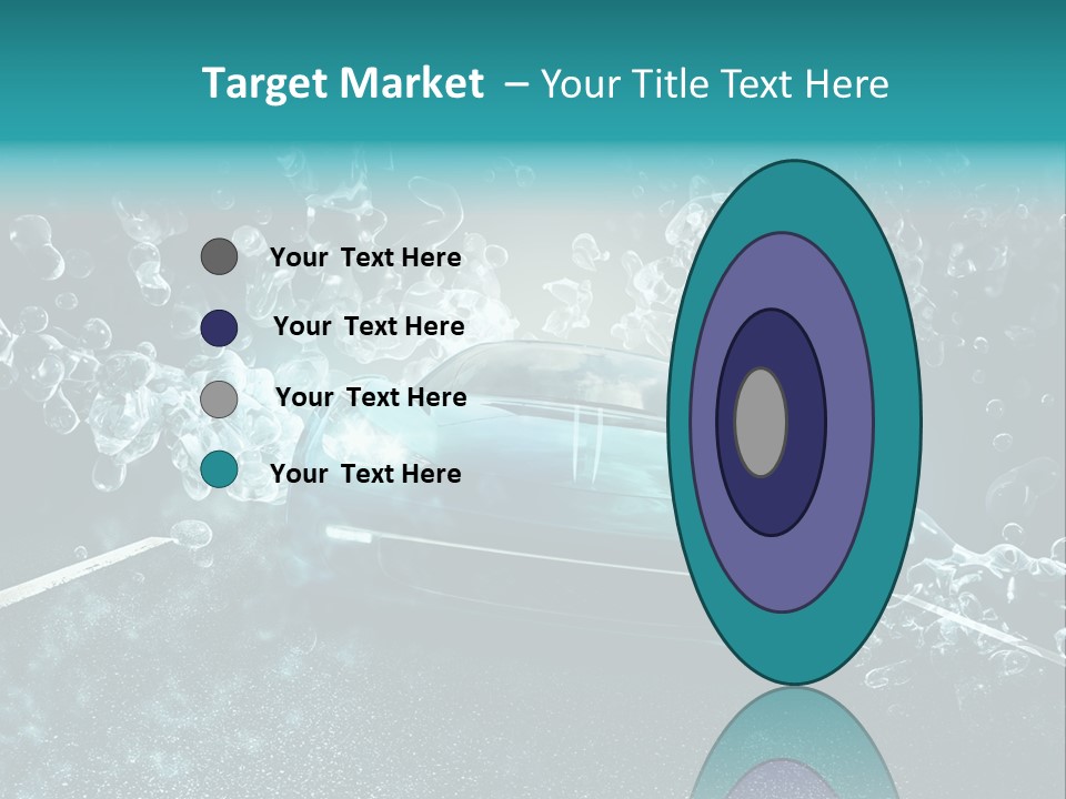 Waschanlage Veredelung Reinigen PowerPoint Template