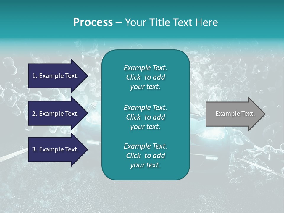 Waschanlage Veredelung Reinigen PowerPoint Template