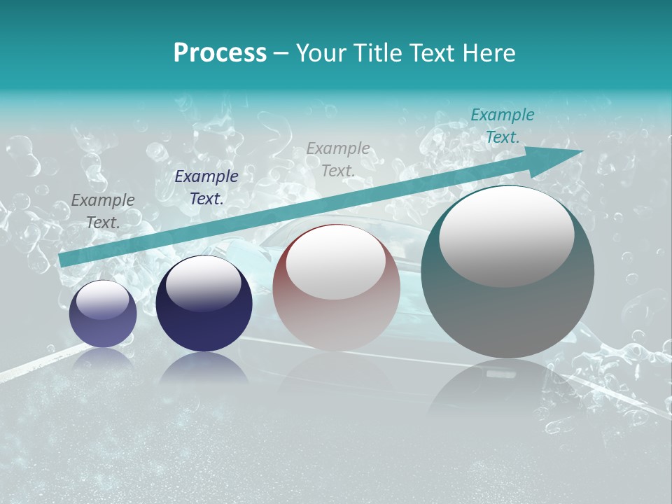 Waschanlage Veredelung Reinigen PowerPoint Template