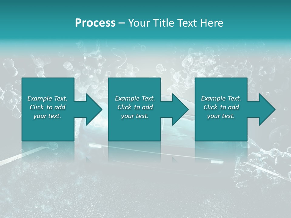 Waschanlage Veredelung Reinigen PowerPoint Template