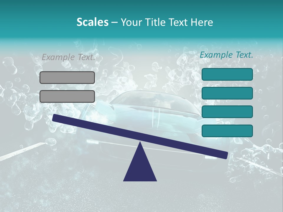 Waschanlage Veredelung Reinigen PowerPoint Template