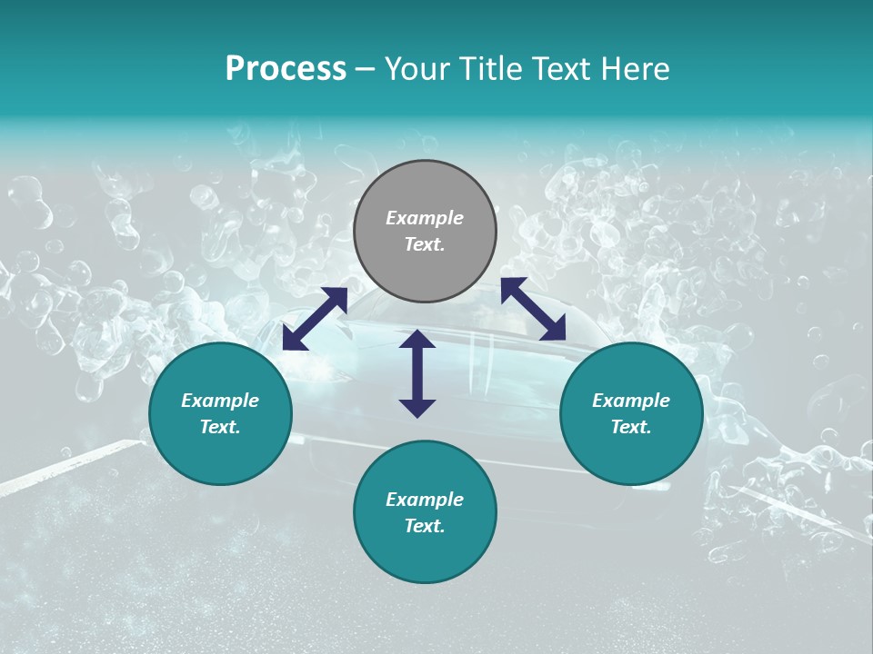 Waschanlage Veredelung Reinigen PowerPoint Template