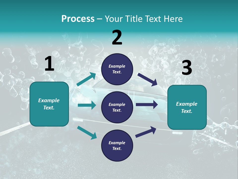 Waschanlage Veredelung Reinigen PowerPoint Template