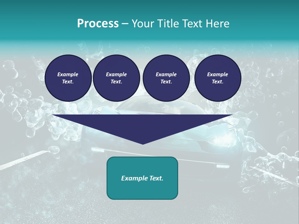 Waschanlage Veredelung Reinigen PowerPoint Template