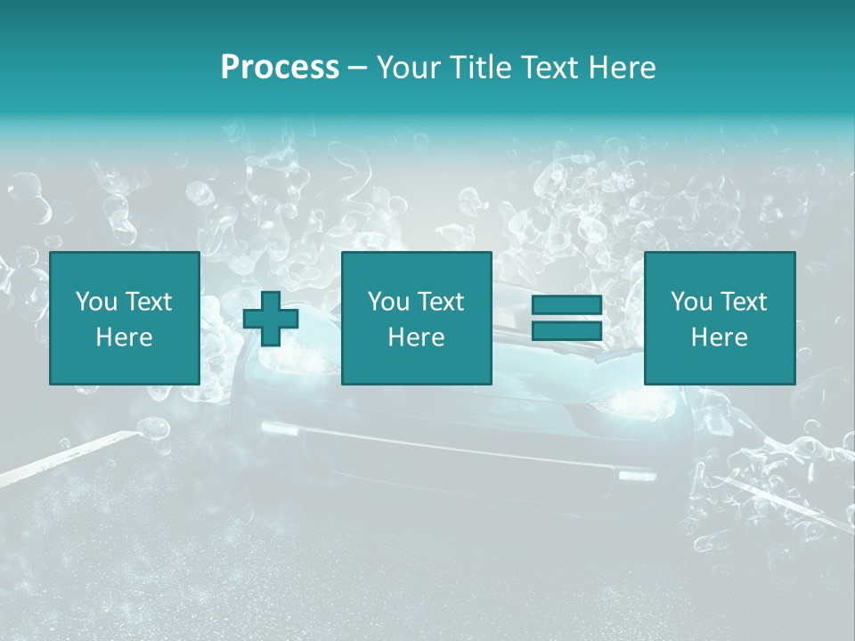 Waschanlage Veredelung Reinigen PowerPoint Template