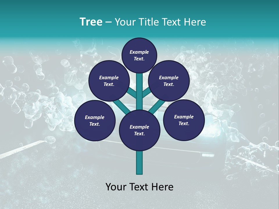 Waschanlage Veredelung Reinigen PowerPoint Template