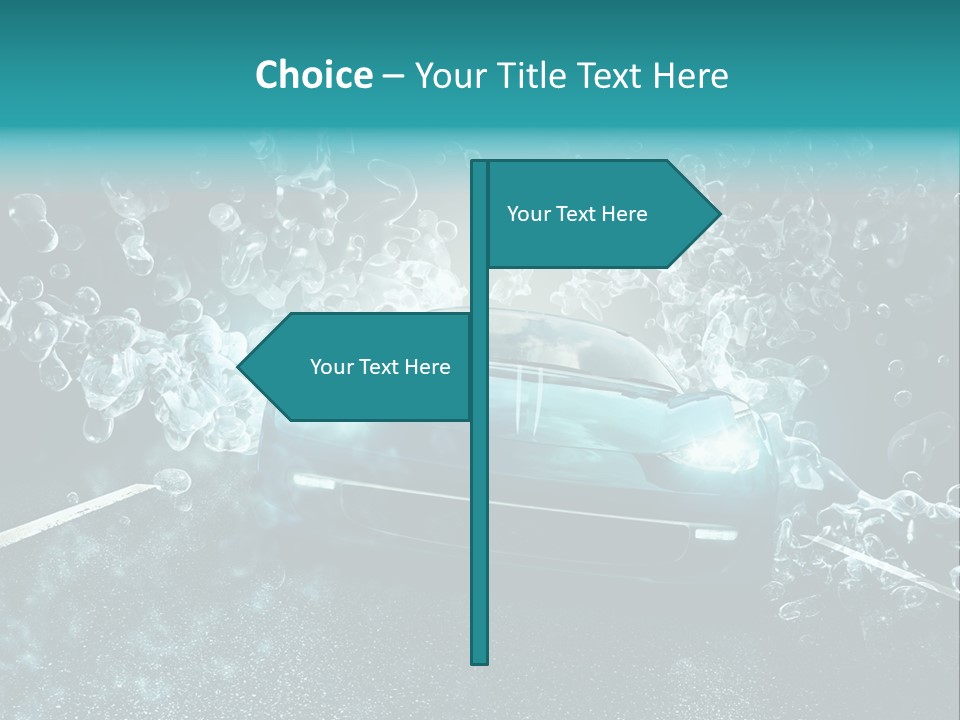 Waschanlage Veredelung Reinigen PowerPoint Template