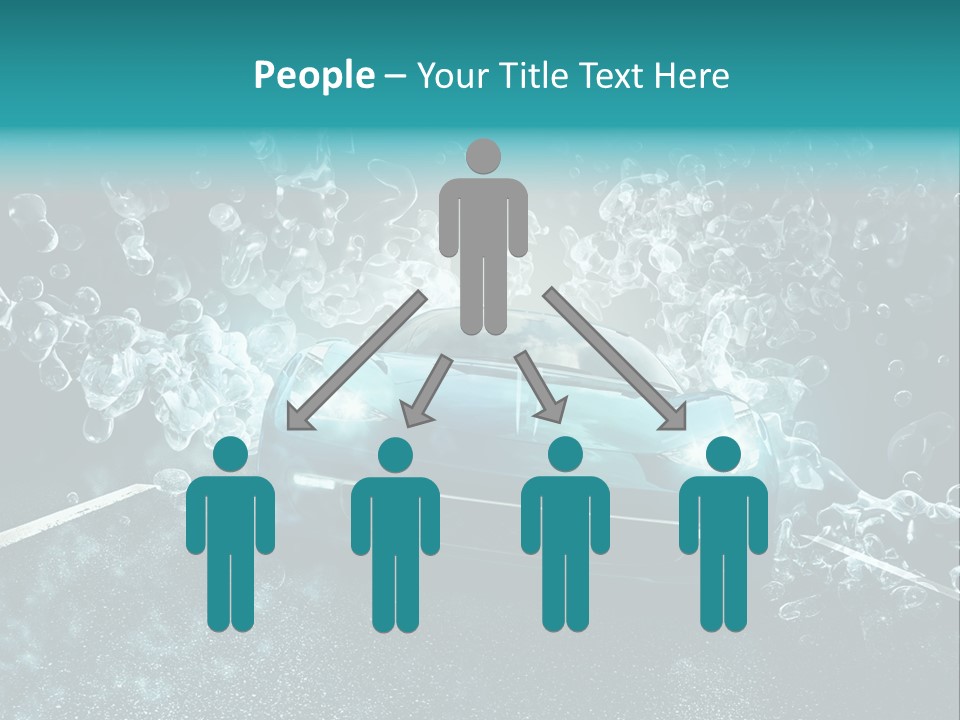 Waschanlage Veredelung Reinigen PowerPoint Template