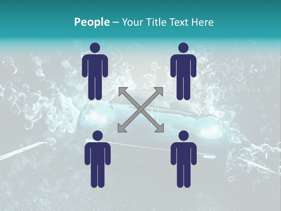 Waschanlage Veredelung Reinigen PowerPoint Template