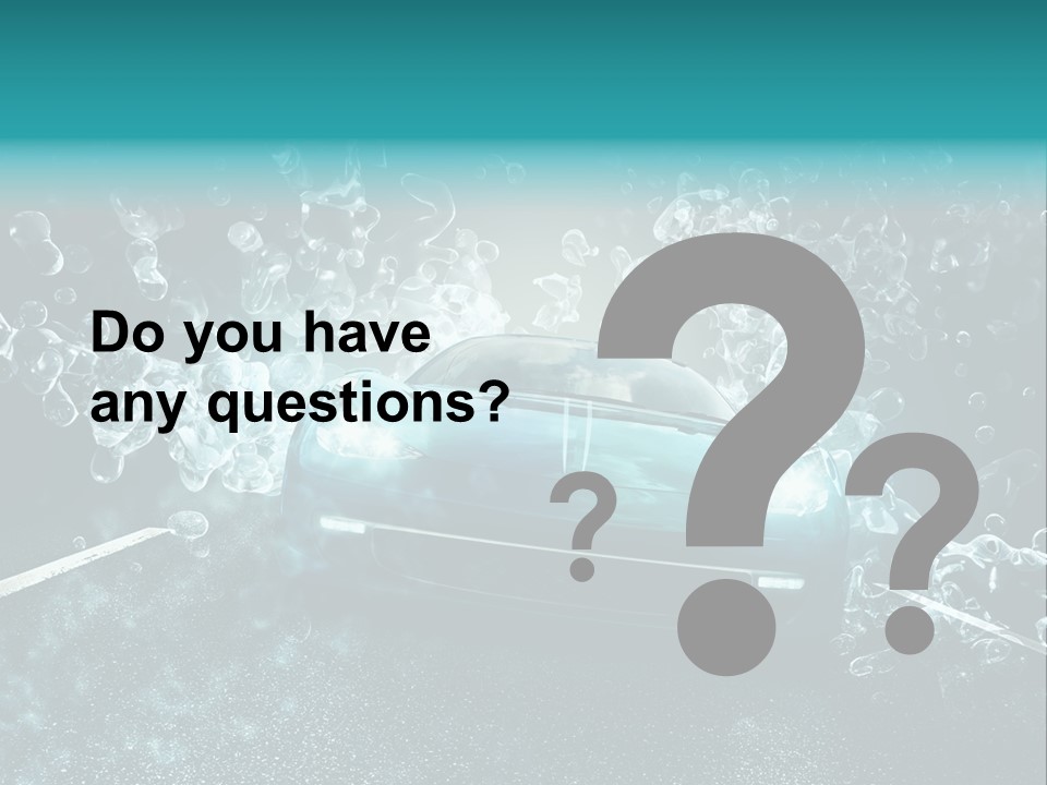 Waschanlage Veredelung Reinigen PowerPoint Template