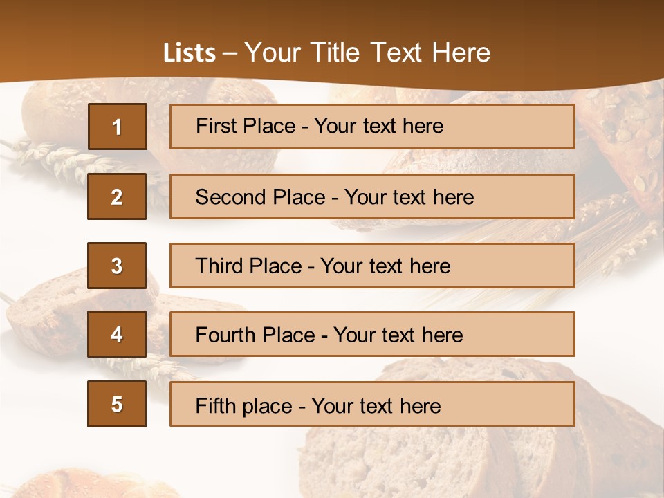 Kromka Chleba Kuchnia Zio PowerPoint Template