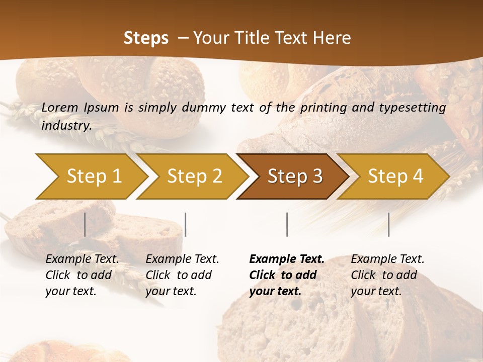Kromka Chleba Kuchnia Zio PowerPoint Template