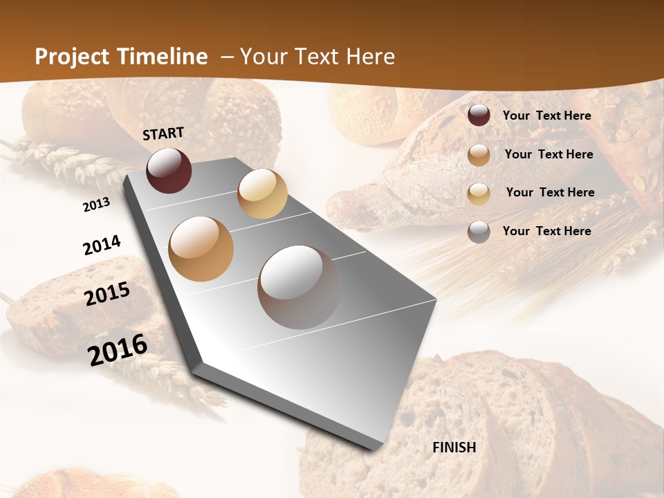 Kromka Chleba Kuchnia Zio PowerPoint Template