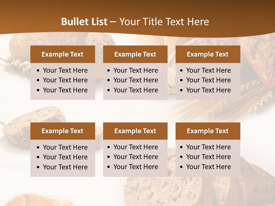 Kromka Chleba Kuchnia Zio PowerPoint Template