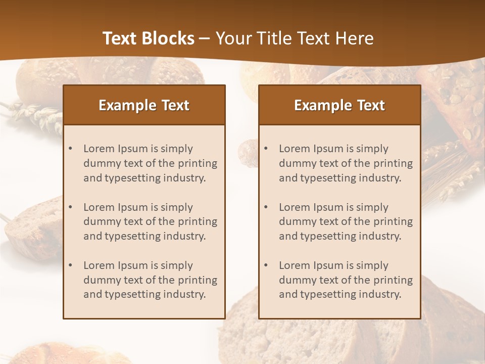 Kromka Chleba Kuchnia Zio PowerPoint Template