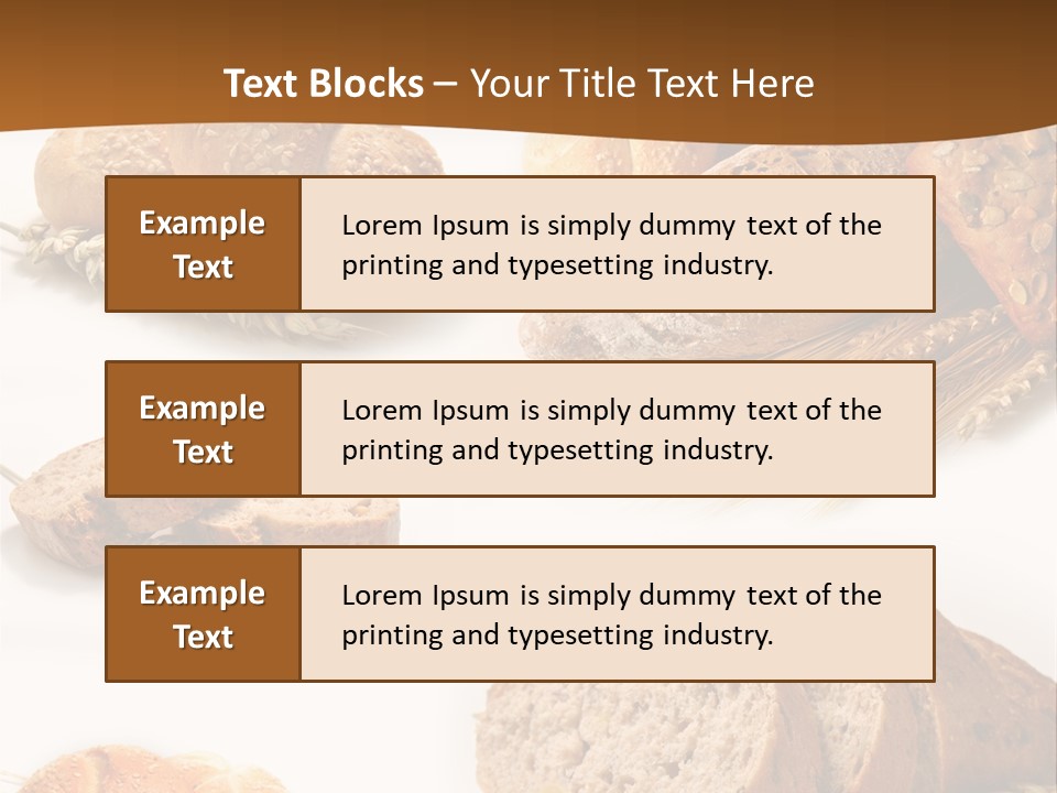 Kromka Chleba Kuchnia Zio PowerPoint Template