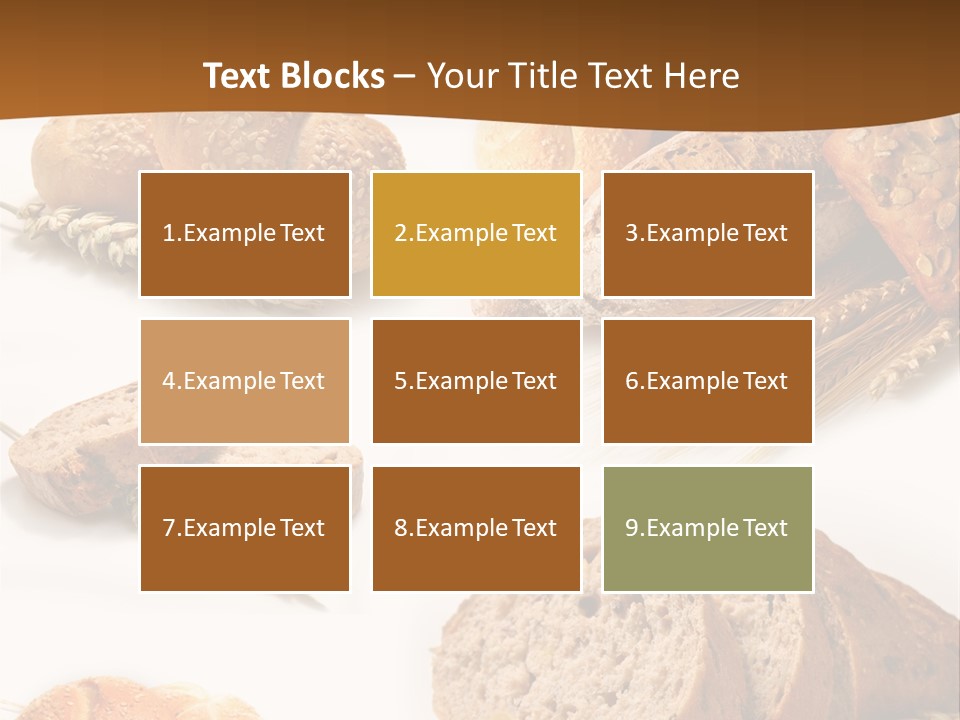 Kromka Chleba Kuchnia Zio PowerPoint Template