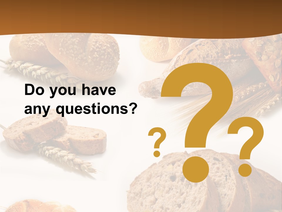 Kromka Chleba Kuchnia Zio PowerPoint Template